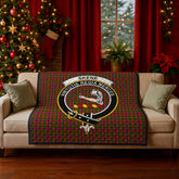 Skene Modern Tartan Crest Quilt